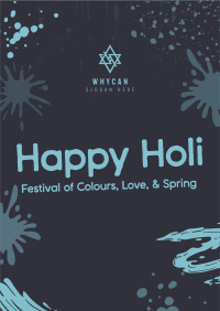 Holi Celebration Poster Design