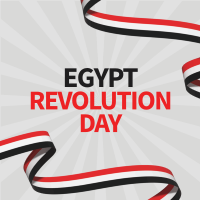 Egypt Revolution Day Instagram Post Design