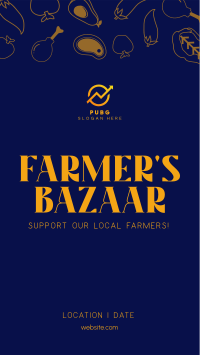 Farmers Bazaar Facebook Story Design