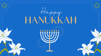 Hanukkah Lilies Facebook Event Cover Image Preview