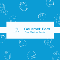 Gourmet Eats Instagram post Image Preview