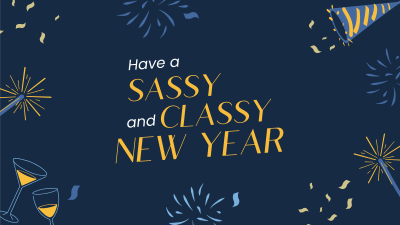 Sassy New Year Spirit Facebook event cover Image Preview