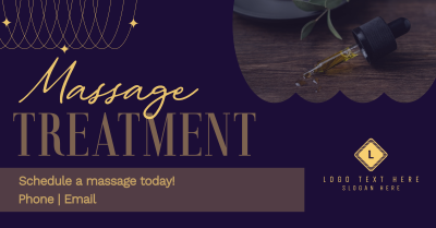 Spa Massage Treatment Facebook ad Image Preview