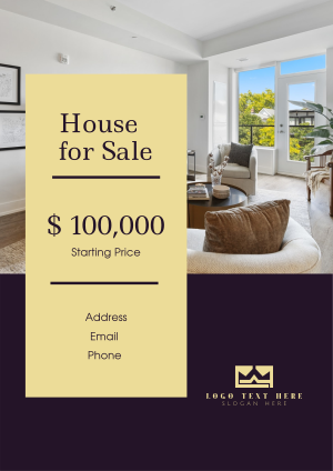 House for Sale Ad Flyer Image Preview