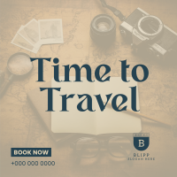 Time to Travel Instagram Post Design