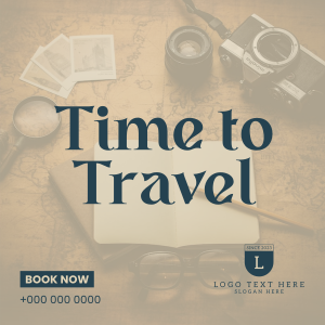 Time to Travel Instagram post Image Preview