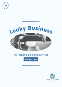 Leaky Business Flyer Design