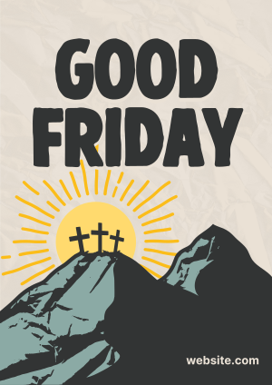 Good Friday Calvary Flyer Image Preview