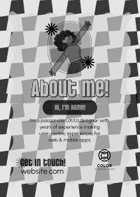 Quirky Fun About Me Flyer Image Preview
