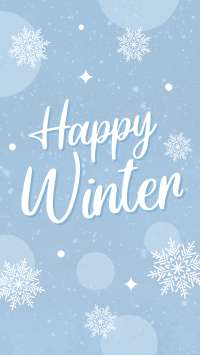 Simple Winterly Greeting Facebook story Image Preview