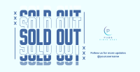 Sold Out Announcement Facebook ad Image Preview