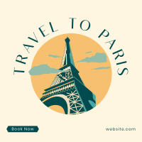 Paris Travel Booking Instagram post Image Preview