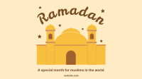 Muslim Temple Facebook Event Cover Design