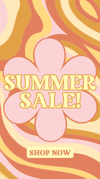 Groovy Summer Sale Instagram story Image Preview