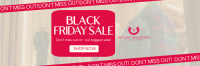 Fashion Modern Black Friday Twitter Header Image Preview