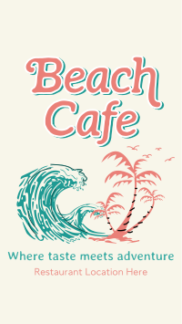 Surfside Coffee Bar Instagram Story Design