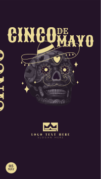 Skull De Mayo Instagram Story Design