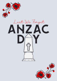 Remembering Anzac Day Poster Image Preview