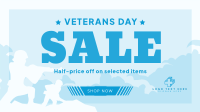 Remembering Veterans Sale Facebook Event Cover Design