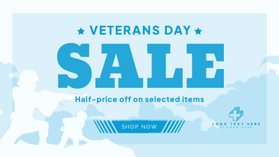 Remembering Veterans Sale Facebook event cover Image Preview