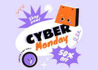 Cyber Monday Postcard Image Preview