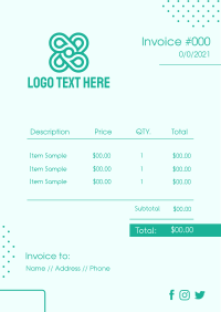 Florist Invoice Image Preview