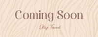 Coming Soon Wood Facebook cover Image Preview