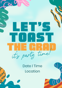 Graduation Day Toast Flyer Image Preview