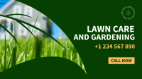 Lawn and Gardening Service Facebook Event Cover Design