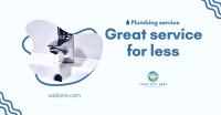 Great Plumbing Service Facebook Ad Design
