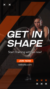 Power Fitness Training Facebook Story Design