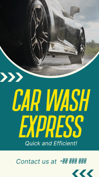 Car Wash Express Instagram Story Design