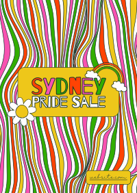 Y2K Sydney Pride Flyer Design