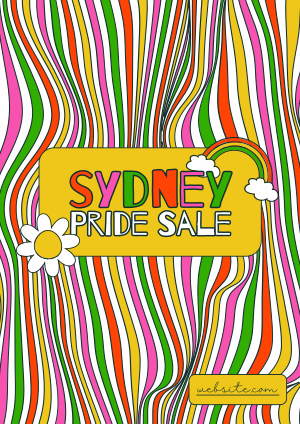 Y2K Sydney Pride Flyer Image Preview
