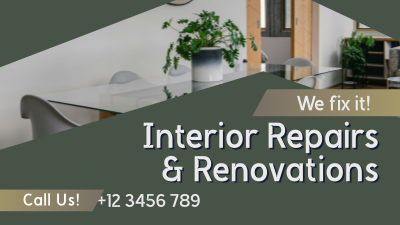 Home Interior Repair Maintenance Facebook event cover Image Preview