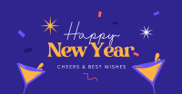 Cheers to the New Year Facebook ad Image Preview