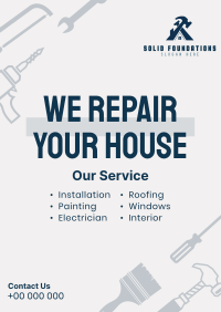 Your House Repair Poster Image Preview