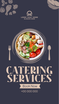 Catering Food Variety Facebook Story Design