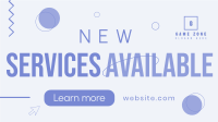 New Services Available Video Image Preview