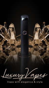 Luxury Vapes Facebook Story Design