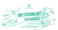 Music Instruments Tutorial Facebook Ad Design