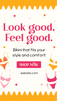 Bikini For Your Style Instagram Story Design