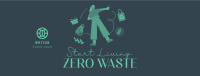 Living Zero Waste Facebook Cover Design