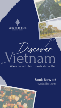 Vietnam Travel Tour Scrapbook YouTube short Image Preview