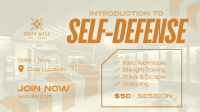 Self-defense Training Class Facebook Event Cover Image Preview