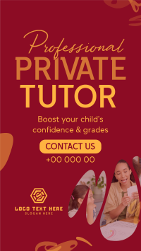 Private Tutor YouTube short Image Preview