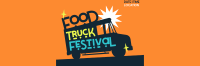 Food Truck Festival Twitter Header Design