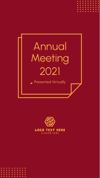 Annual Meeting 2021 Instagram story Image Preview