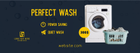 Washing Machine Features Facebook Cover Design