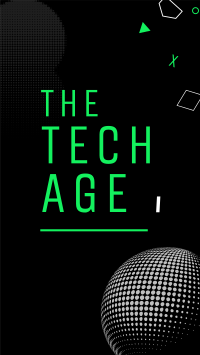 The Tech Age Facebook Story Design